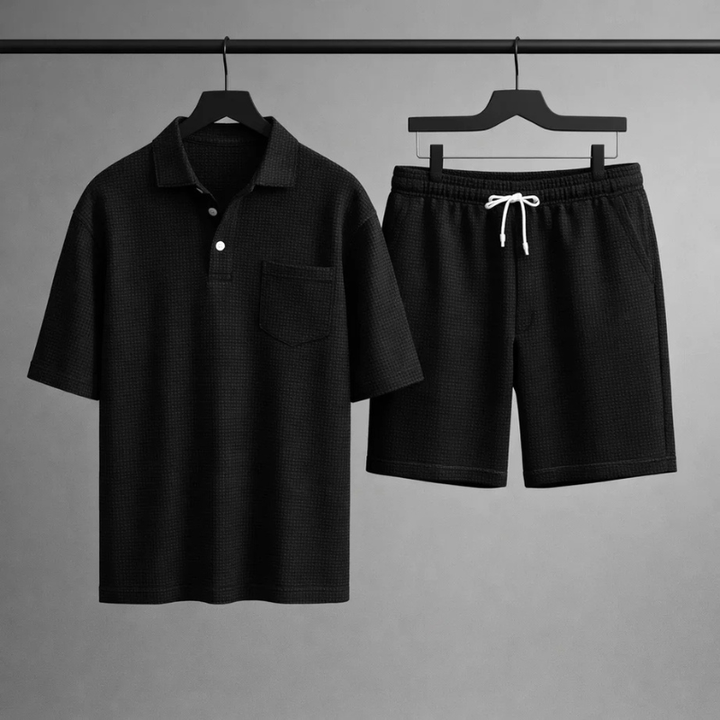 Carter Waffle-Knit Set