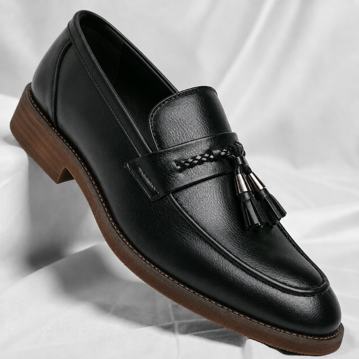 Veneto Leather Tassel Loafers
