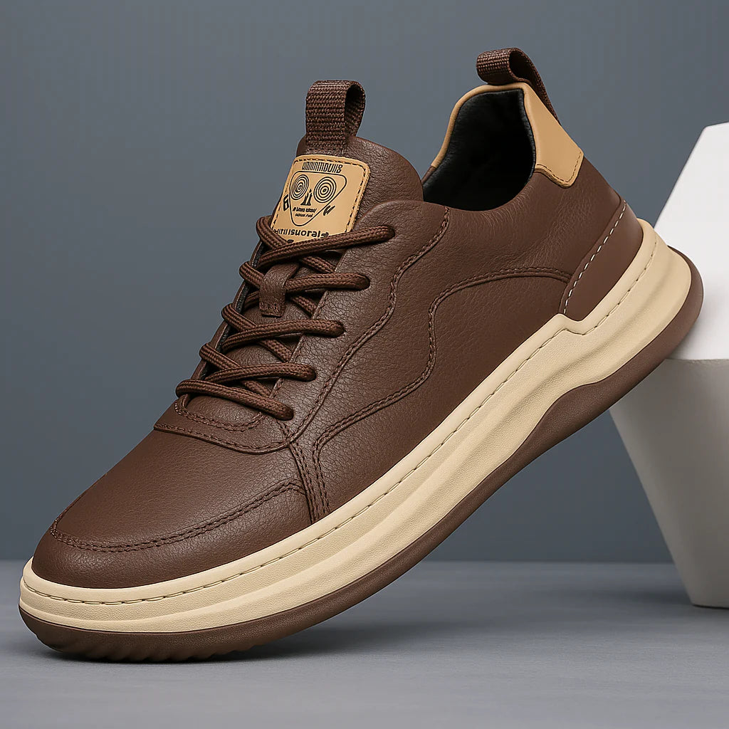 Nero Italiana Genuine Leather Sneakers