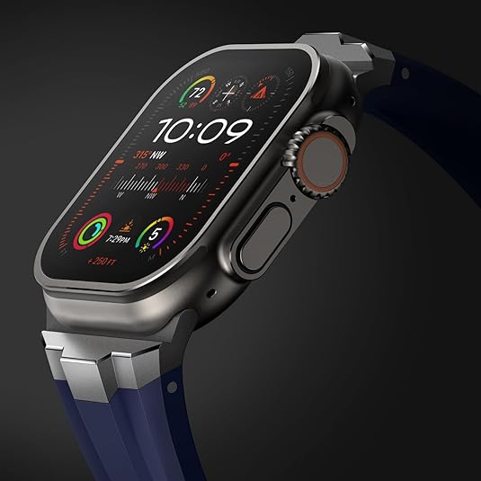 TitaniumEdge Silicone Apple Watch Band