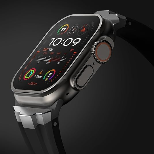 TitaniumEdge Silicone Apple Watch Band