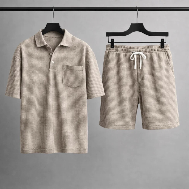 Carter Waffle-Knit Set