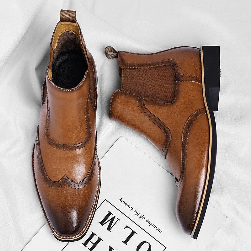 Mayfair Leather Chelsea Boots
