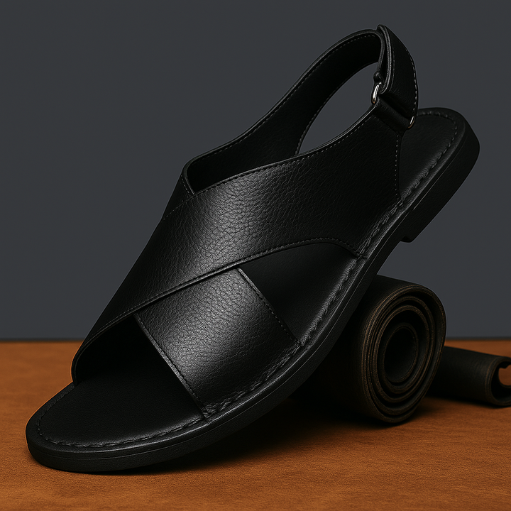 Luca Italiana Genuine Leather Sandals