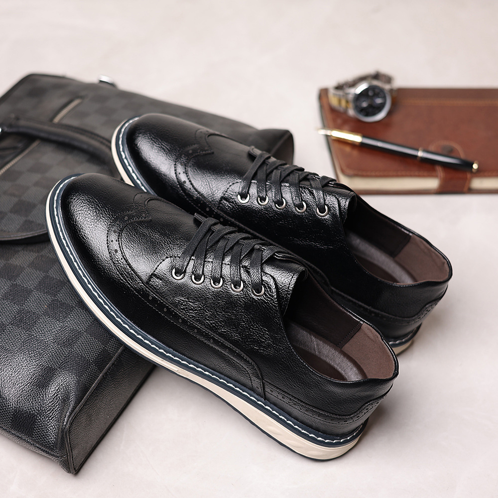Lucas Leather Brogue Sneakers