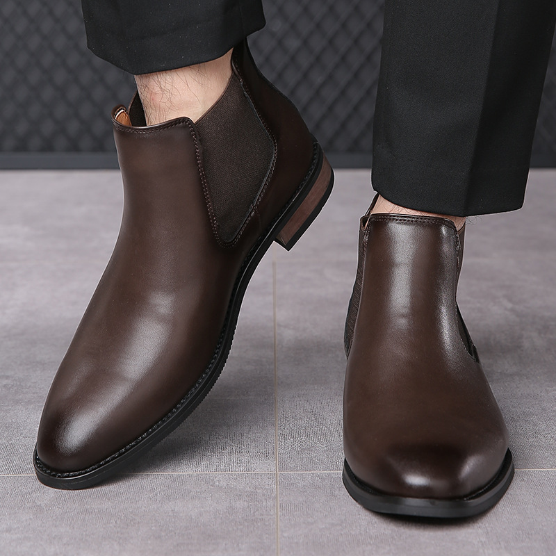Harrison Leather Chelsea Boots