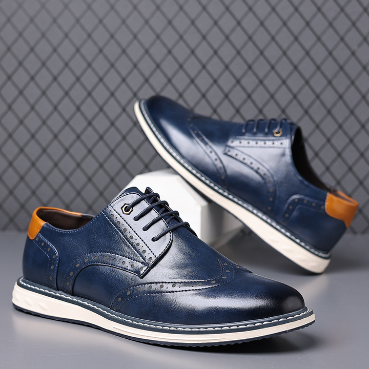 Luca Leather Brogue Sneakers