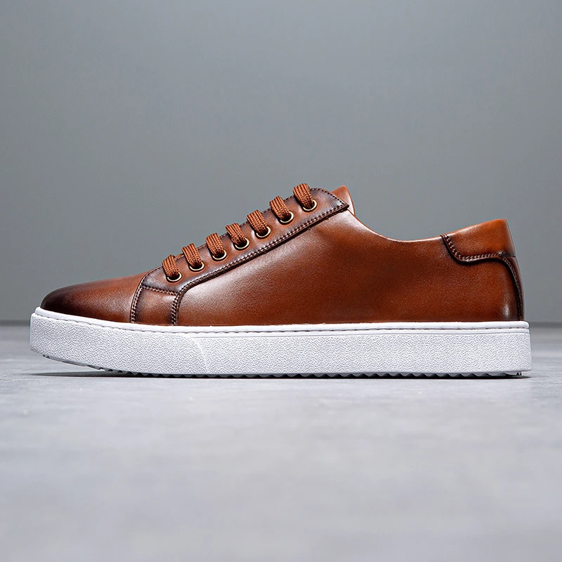 Lusso Italia Leather Sneakers