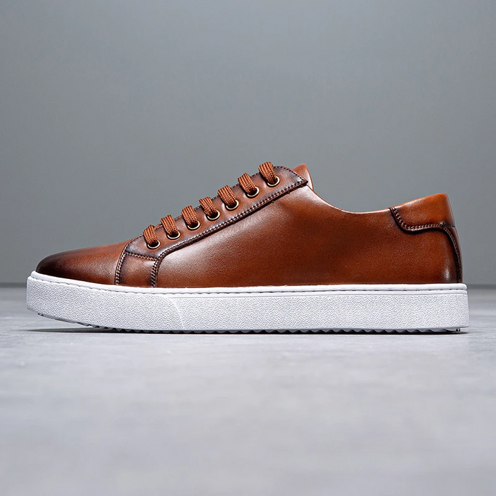Lusso Italia Leather Sneakers