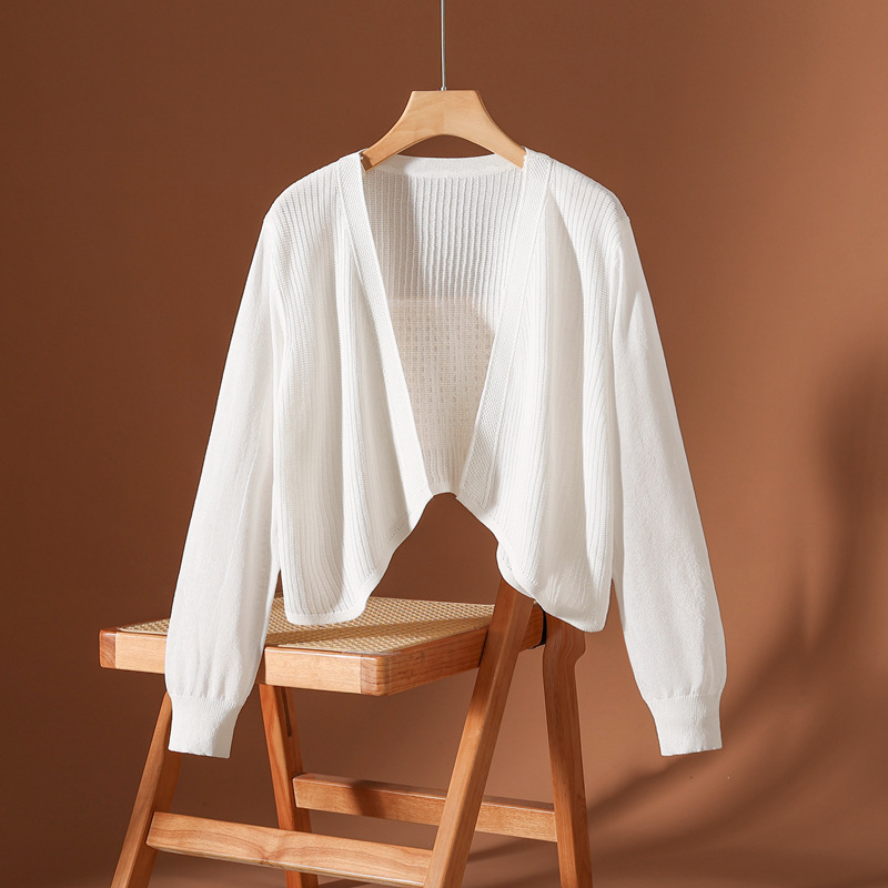 Avery Silk Knit Cardigan