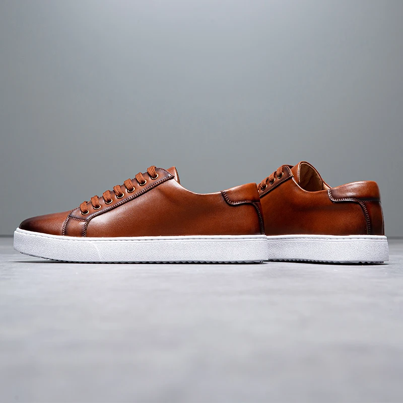 Lusso Italia Leather Sneakers
