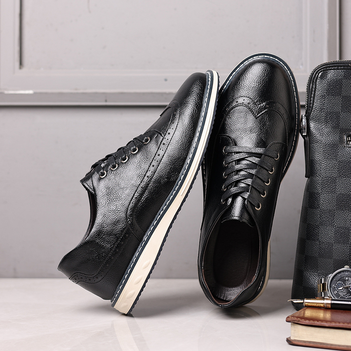 Lucas Leather Brogue Sneakers