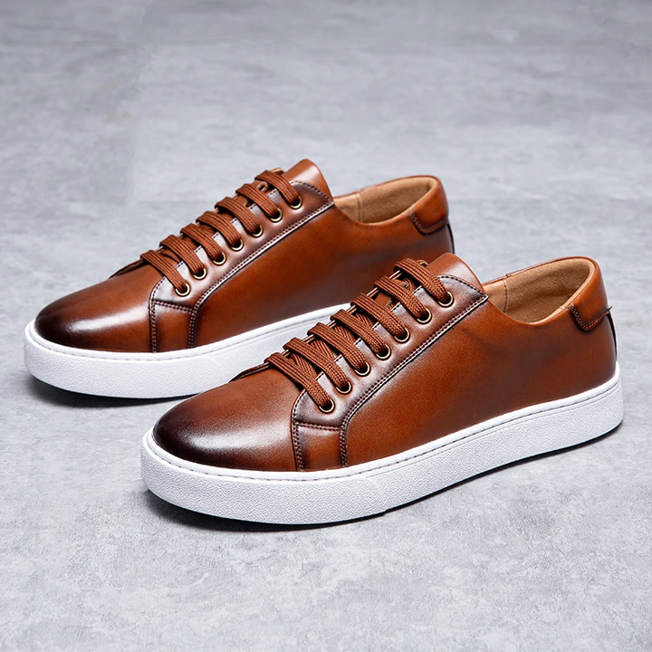 Lusso Italia Leather Sneakers