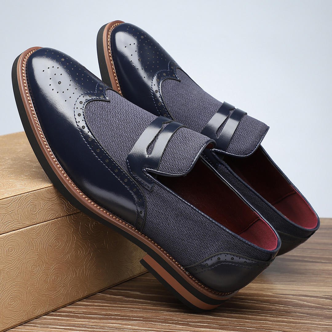 Regency Leather Brogue Loafers