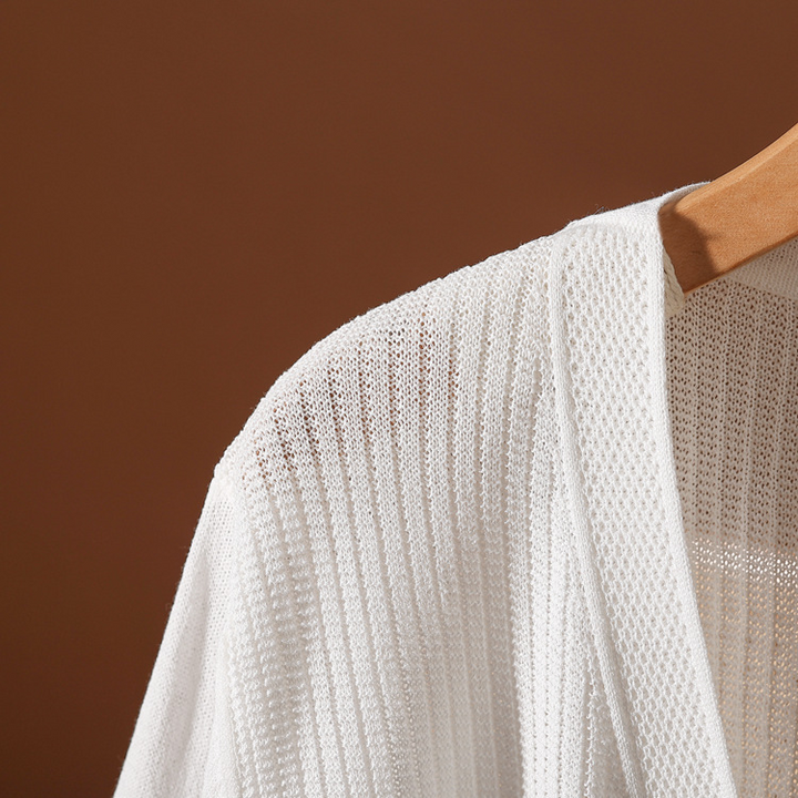 Avery Silk Knit Cardigan