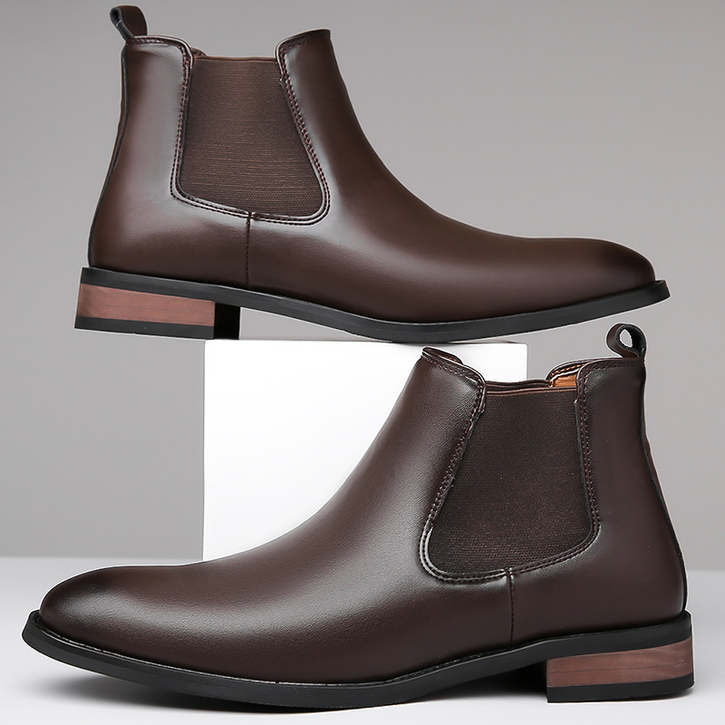 Harrison Leather Chelsea Boots