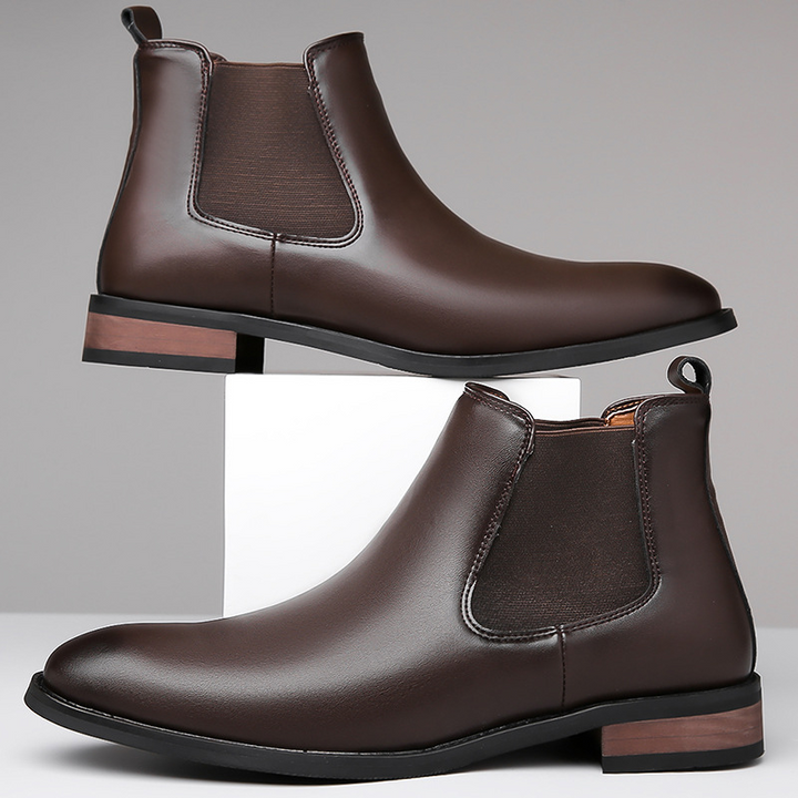 Harrison Leather Chelsea Boots
