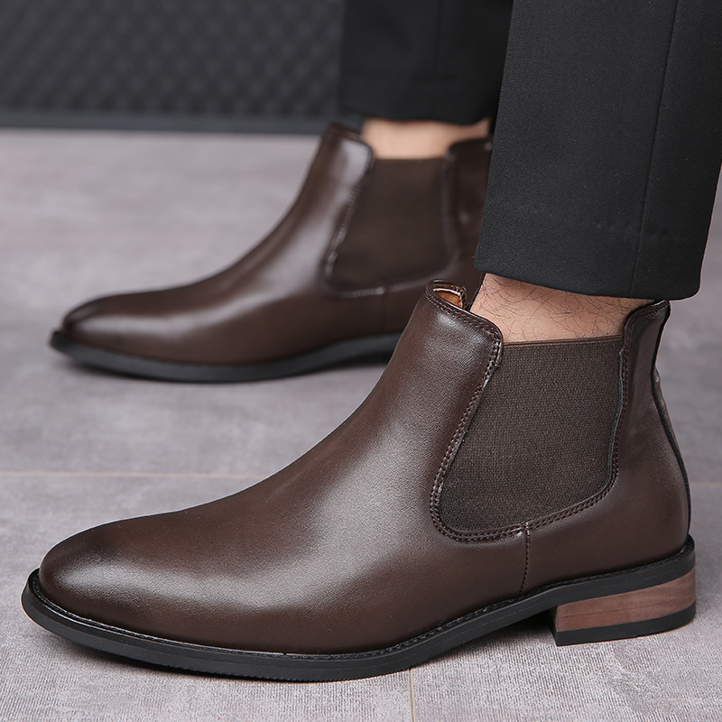 Harrison Leather Chelsea Boots