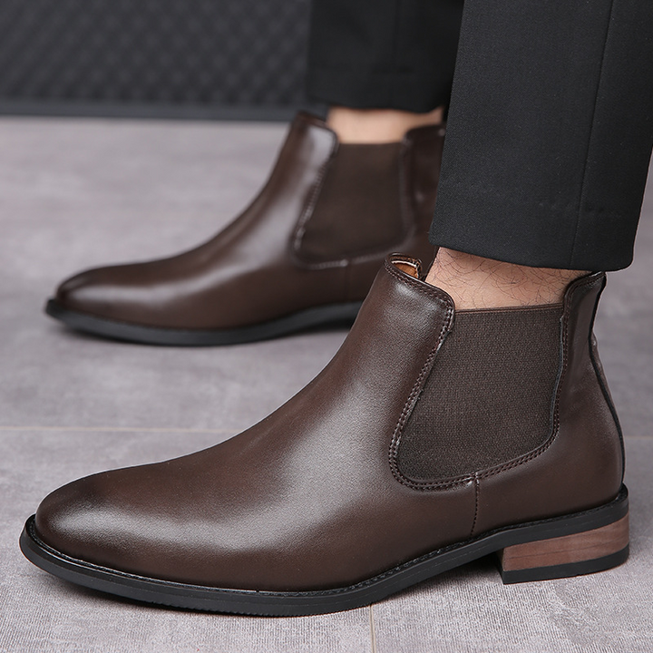 Harrison Leather Chelsea Boots