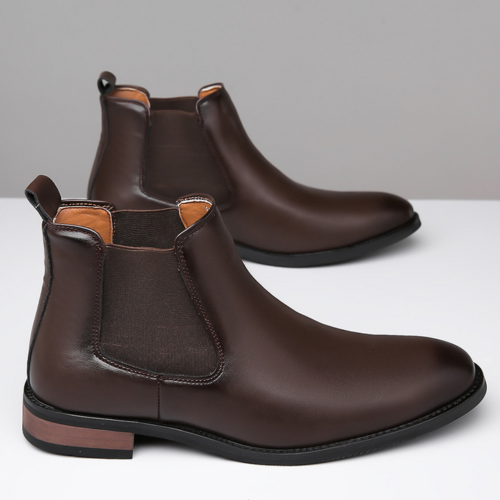 Harrison Leather Chelsea Boots