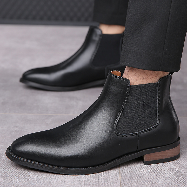 Harrison Leather Chelsea Boots