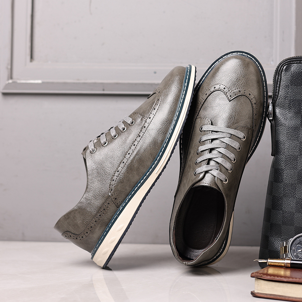 Lucas Leather Brogue Sneakers
