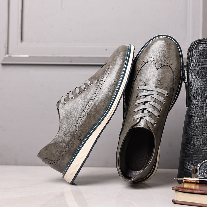 Lucas Leather Brogue Sneakers