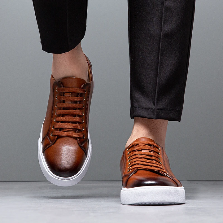 Lusso Italia Leather Sneakers