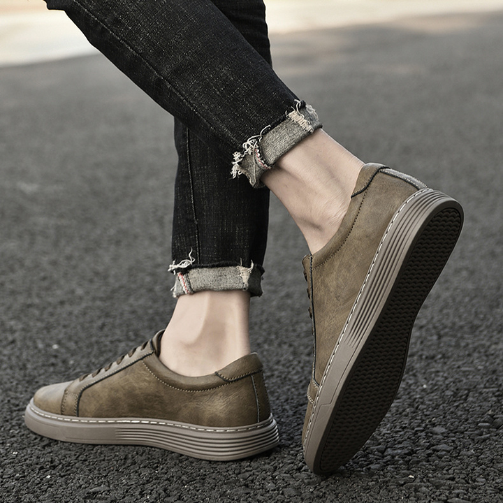 Lusso Italia Genuine Leather Sneakers
