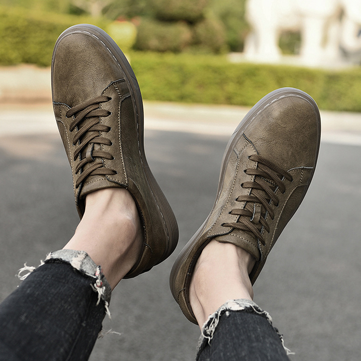 Lusso Italia Genuine Leather Sneakers
