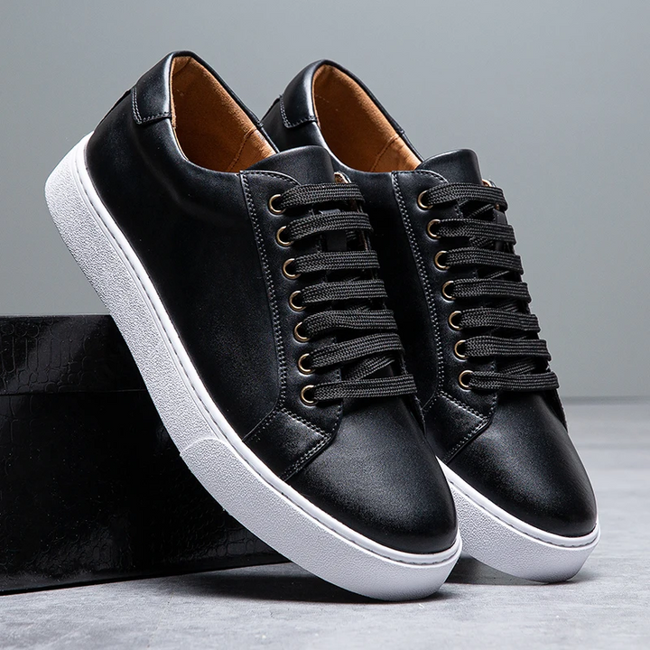 Lusso Italia Leather Sneakers