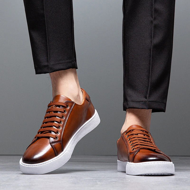 Lusso Italia Leather Sneakers