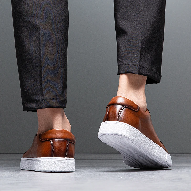 Lusso Italia Leather Sneakers