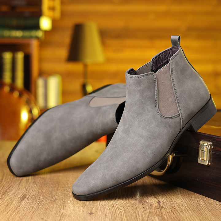 Regency Suede Chelsea Boots