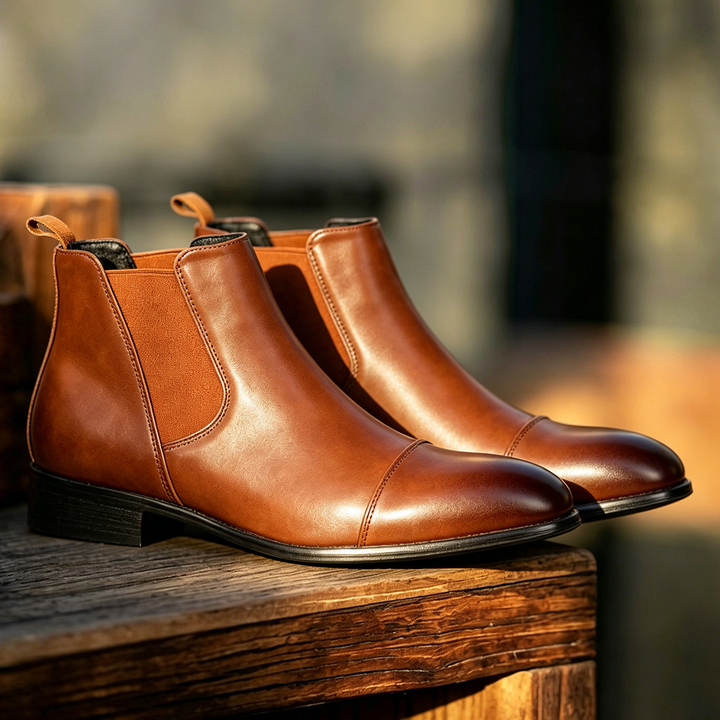 Verona Leather Chelsea Boots