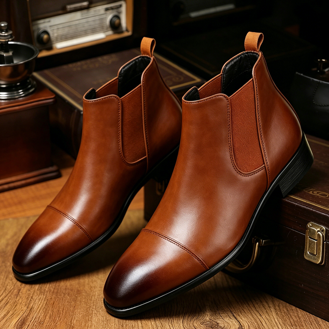 Verona Leather Chelsea Boots
