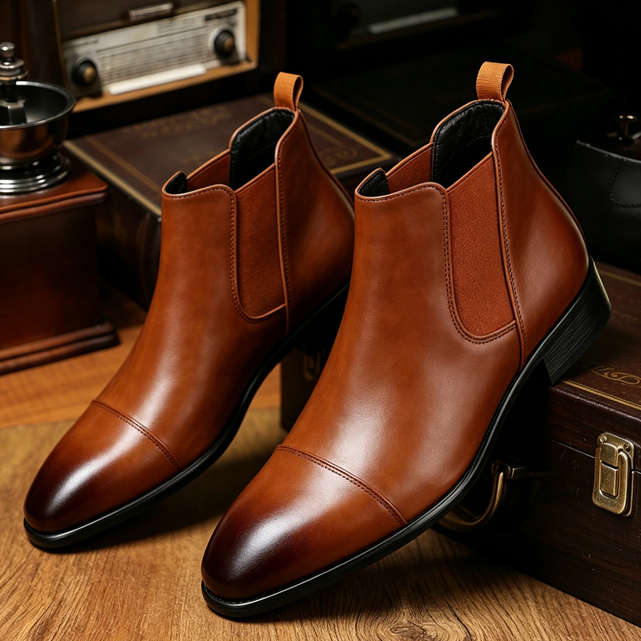 Verona Leather Chelsea Boots