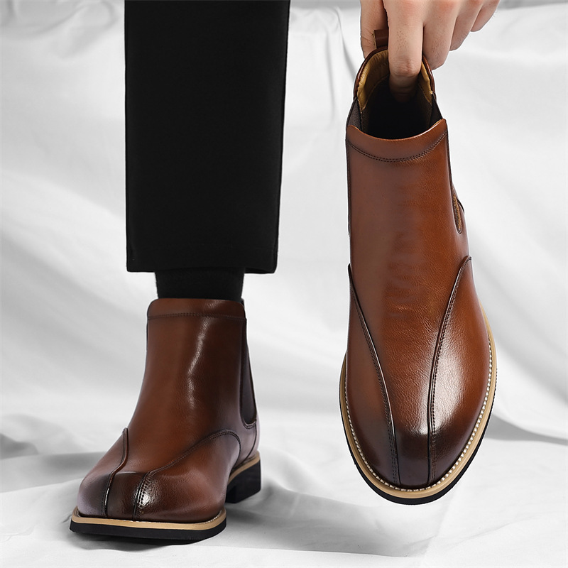 Marcello Leather Chelsea Boots