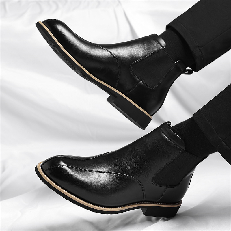 Marcello Leather Chelsea Boots