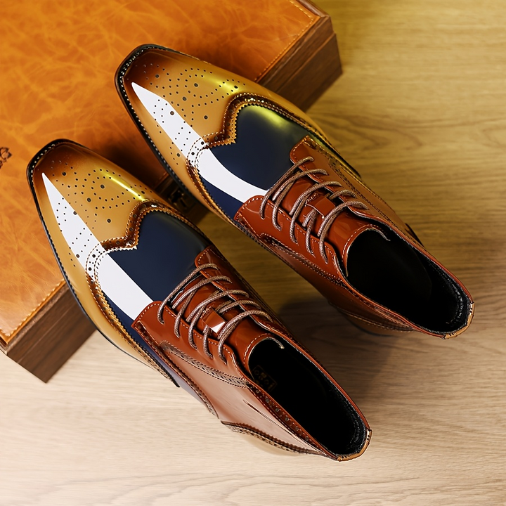 Cambridge Leather Brogue Boots