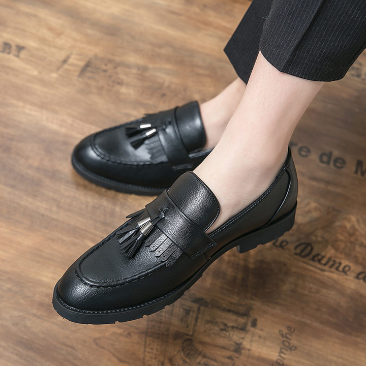 Roma Leather Tassel Loafers