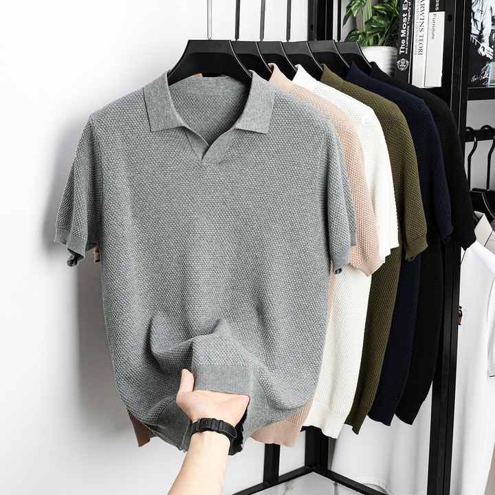 Lucas Knitted Polo Shirt