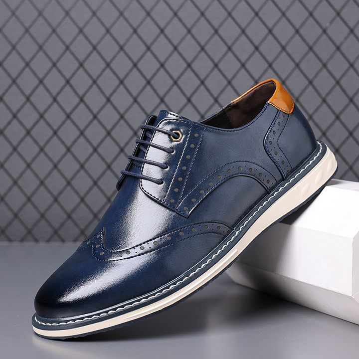 Luca Leather Brogue Sneakers