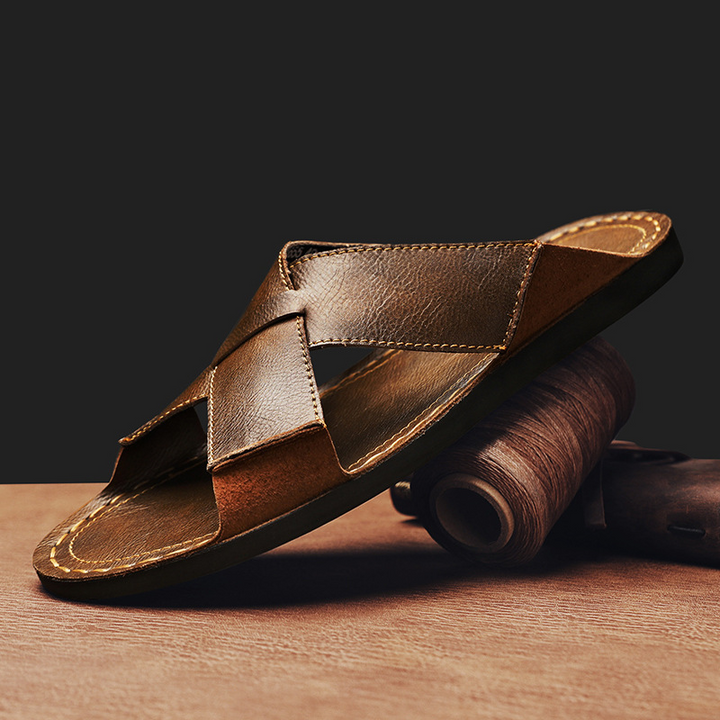 Enzo Italiana Genuine Leather Sandals