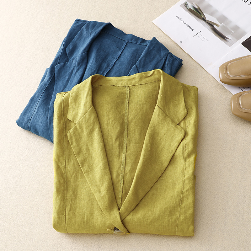 Ella Linen Blazer