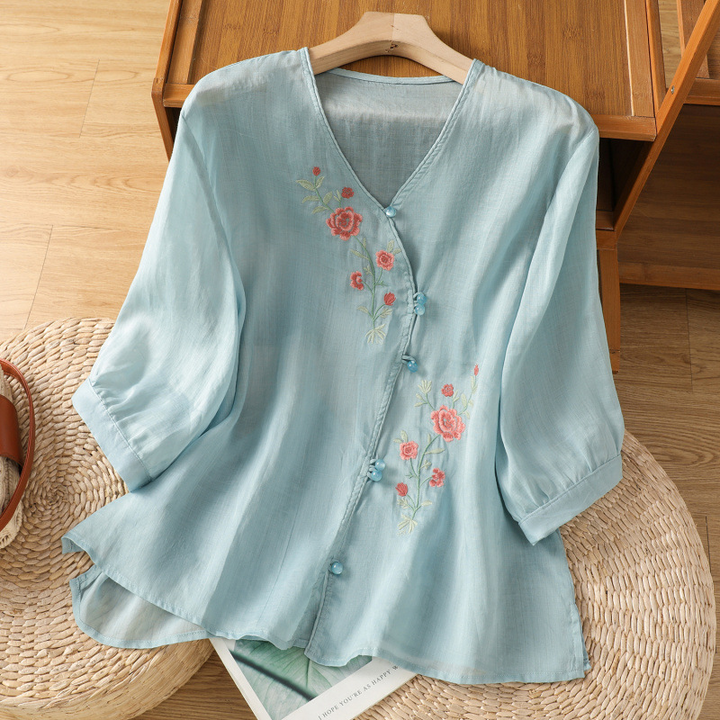 Everly Linen Blouse