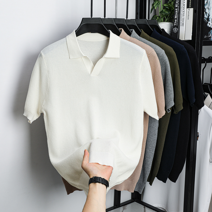 Lucas Knitted Polo Shirt