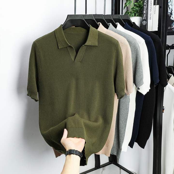 Lucas Knitted Polo Shirt