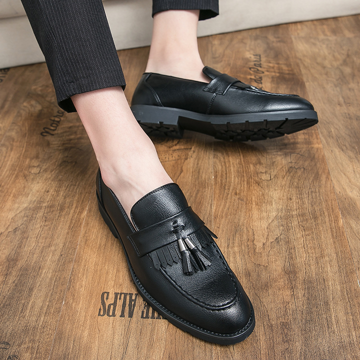 Roma Leather Tassel Loafers