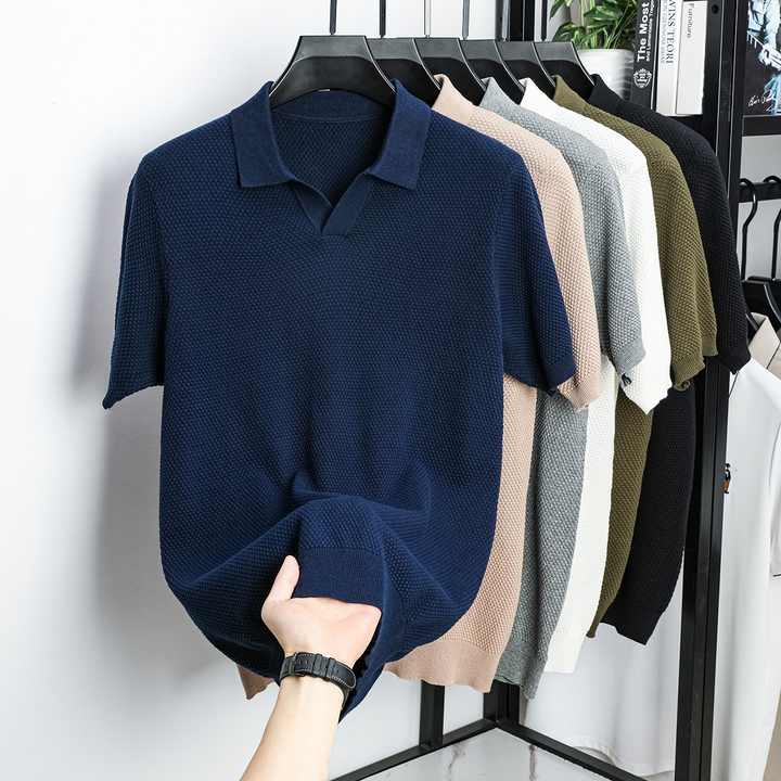 Lucas Knitted Polo Shirt